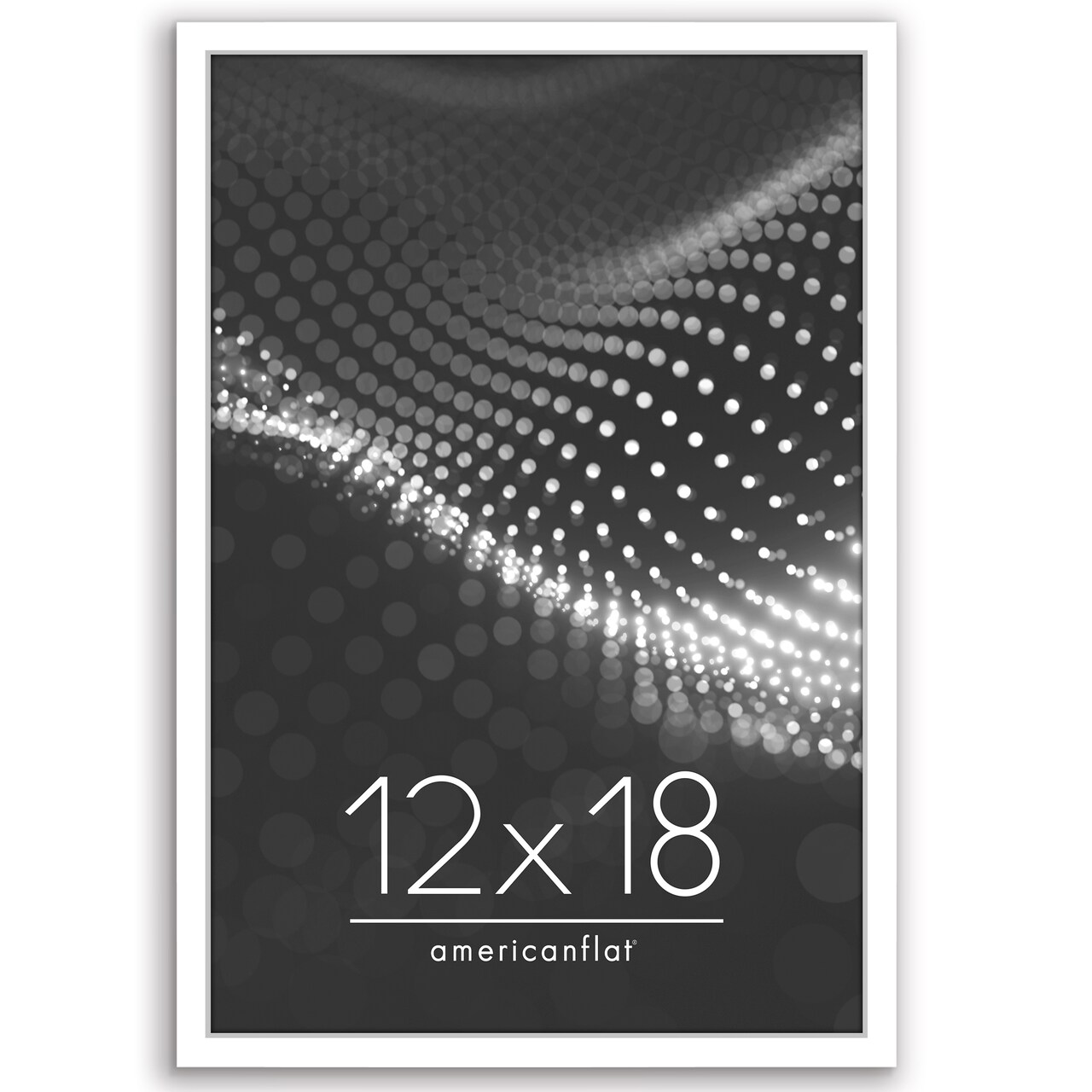 Americanflat Poster Frame - Perfect Frame for Photos and Artwork - Large Picture Frame - Polished Plexiglass - Hanging Hardware with Horizontal and Vertical Display